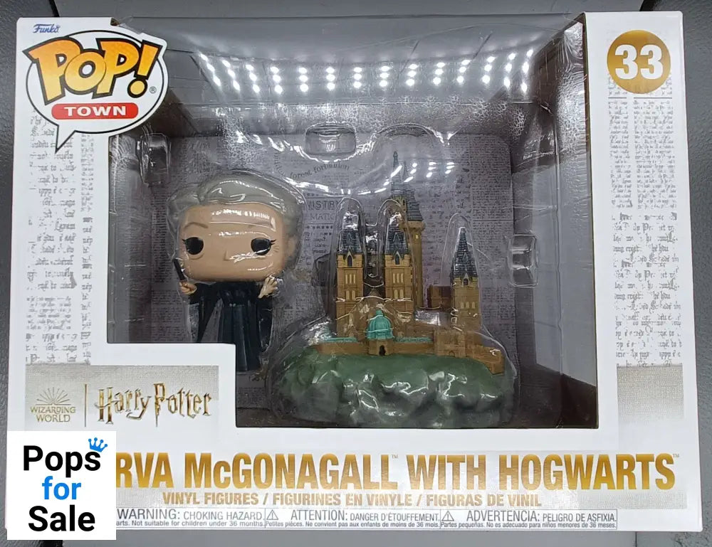 #33 Minerva McGonagall with Hogwarts - Town Harry Potter Funko POP