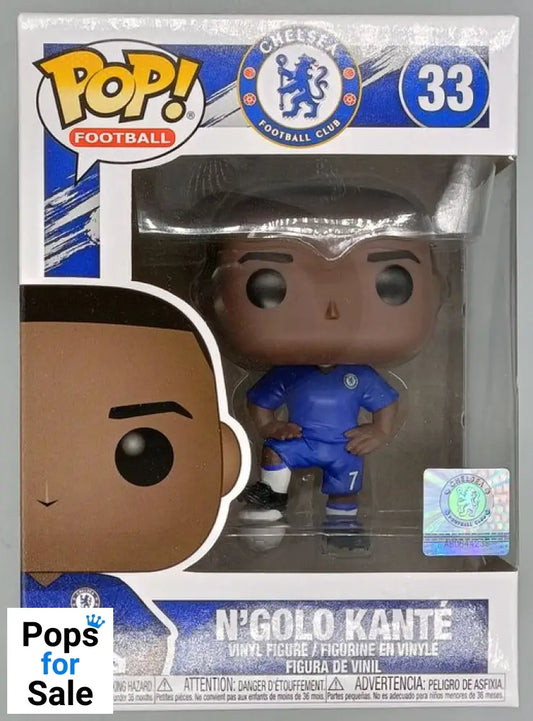 #33 N'Golo Kant� - Chelsea Football Club Funko POP - PopsforSale.co.uk