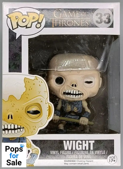 #33 Wight - Game of Thrones - Box Damaged Funko POP