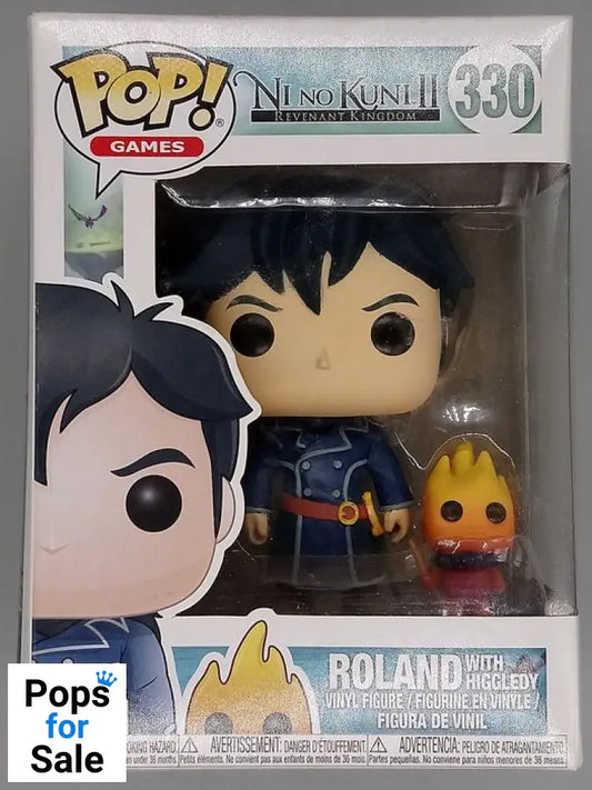 #330 Roland (with Higgledy) - Ni No Kuni II - Box Damaged Funko POP - PopsforSale.co.uk