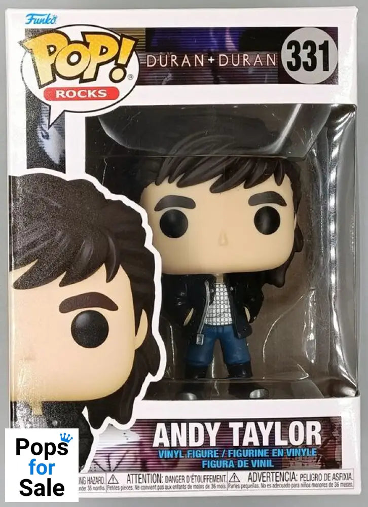 331 Andy Taylor - Duran Duran Funko POP - Brand New