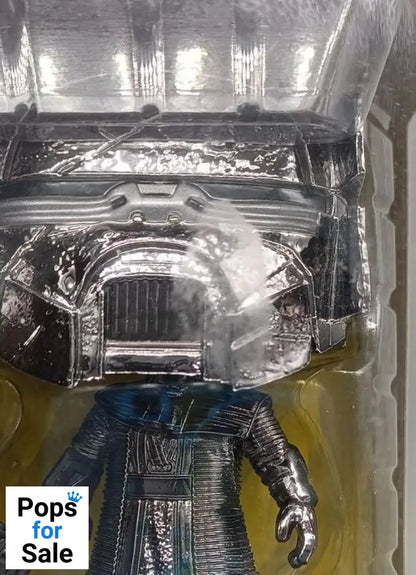 #331 Knight of Ren (Blaster Rifle Hematite) Chrome Star Wars Box Damaged Funko POP