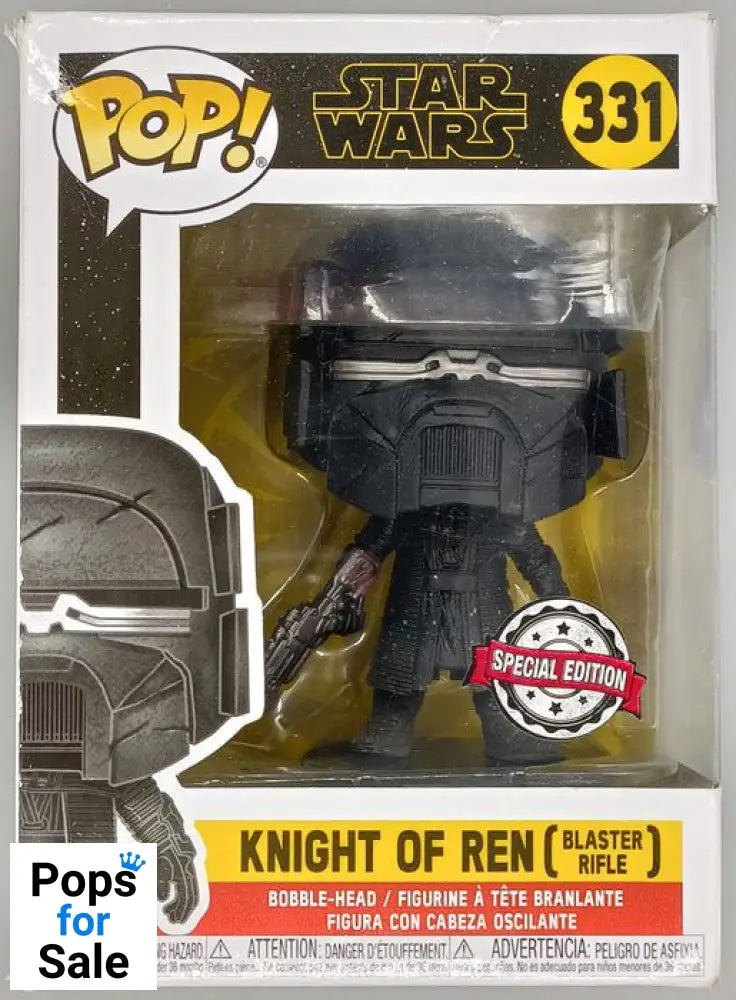 331 Knight of Ren (Blaster Rifle) - Star Wars - Funko POP - Box Damaged