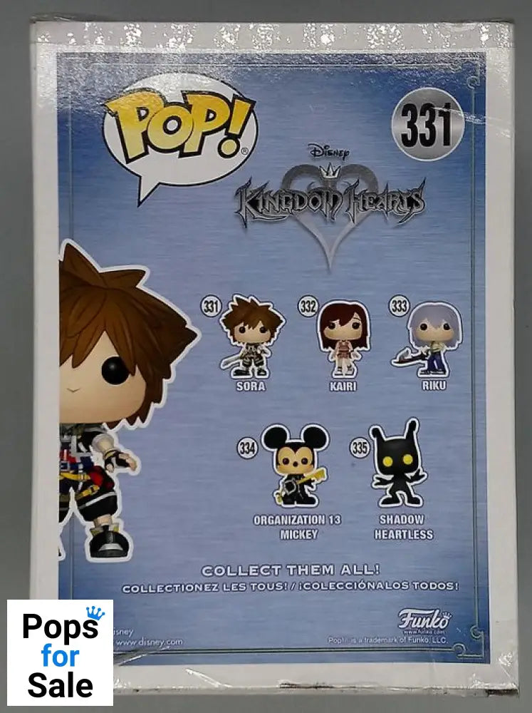 331 Sora - Disney Kingdom Hearts Funko POP - Damaged Box