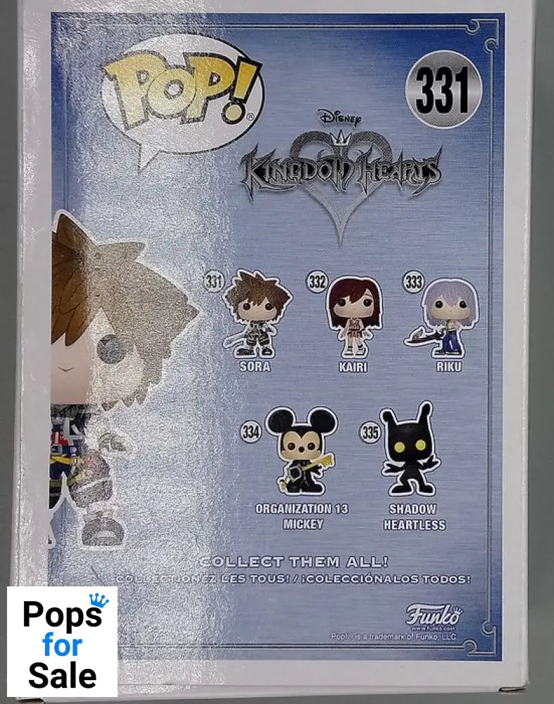 331 Sora - Disney Kingdom Hearts Funko POP - Damaged Box