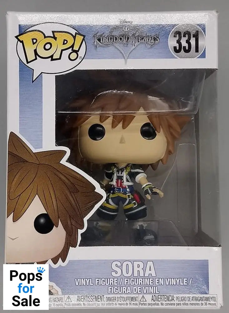 331 Sora - Disney Kingdom Hearts Funko POP - Damaged Box