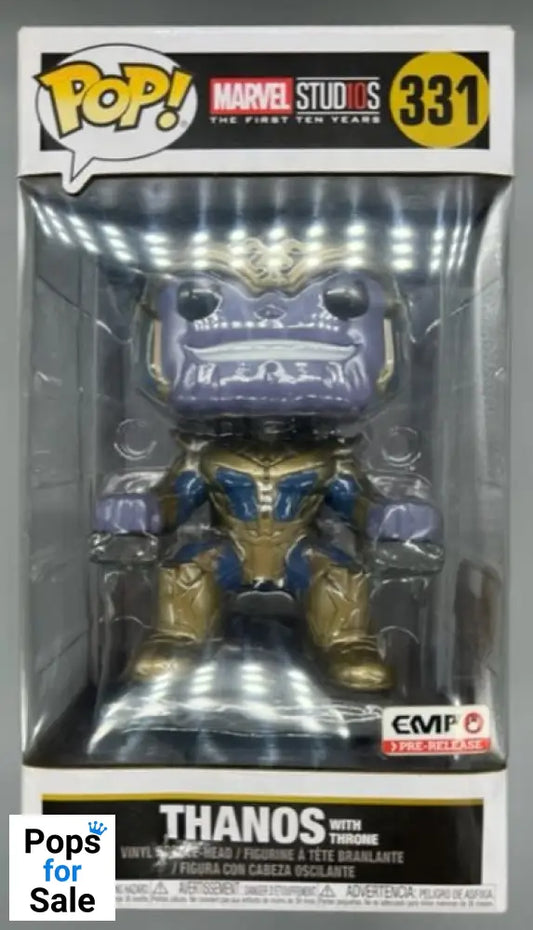 #331 Thanos (with Throne) - Deluxe - Marvel 10 Years Box Damaged Funko POP - PopsforSale.co.uk