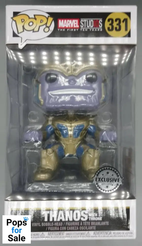 #331 Thanos (with Throne) - Deluxe - Marvel 10 Years Funko POP
