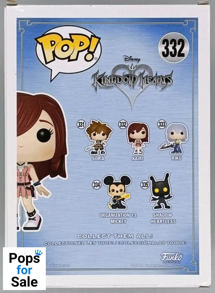 332 Kairi - Disney Kingdom Hearts Funko POP