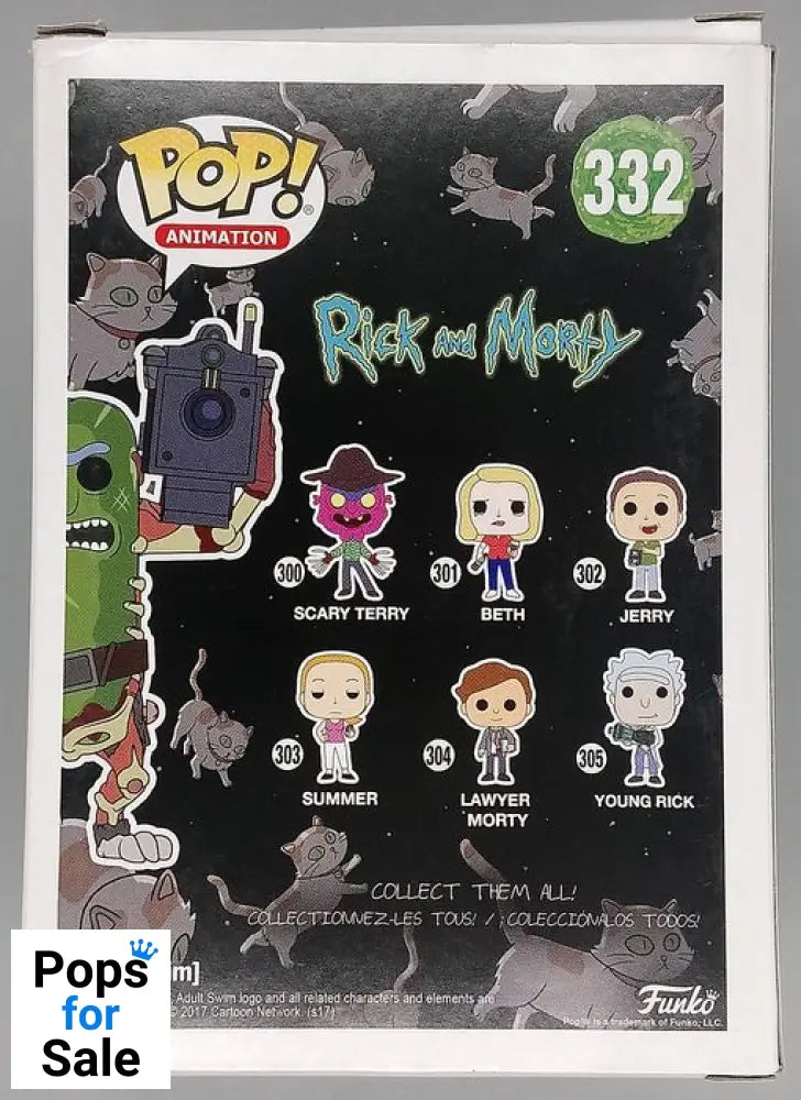 332 Pickle Rick (with Laser) - Rick and Morty - Box Damaged Funko POP