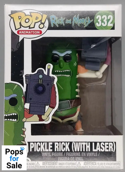 332 Pickle Rick (with Laser) - Rick and Morty - Box Damaged Funko POP