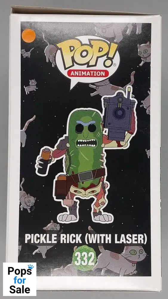 332 Pickle Rick (with Laser) - Rick and Morty - Box Damaged Funko POP