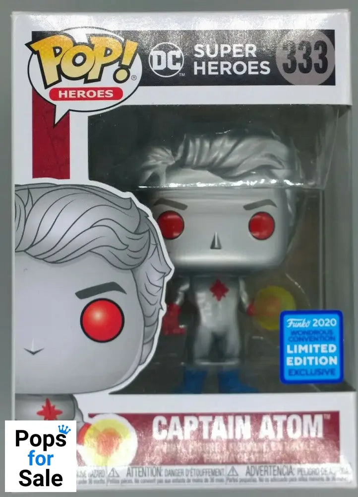 333 Captain Atom - DC Super Heroes - 2020 Con Funko POP