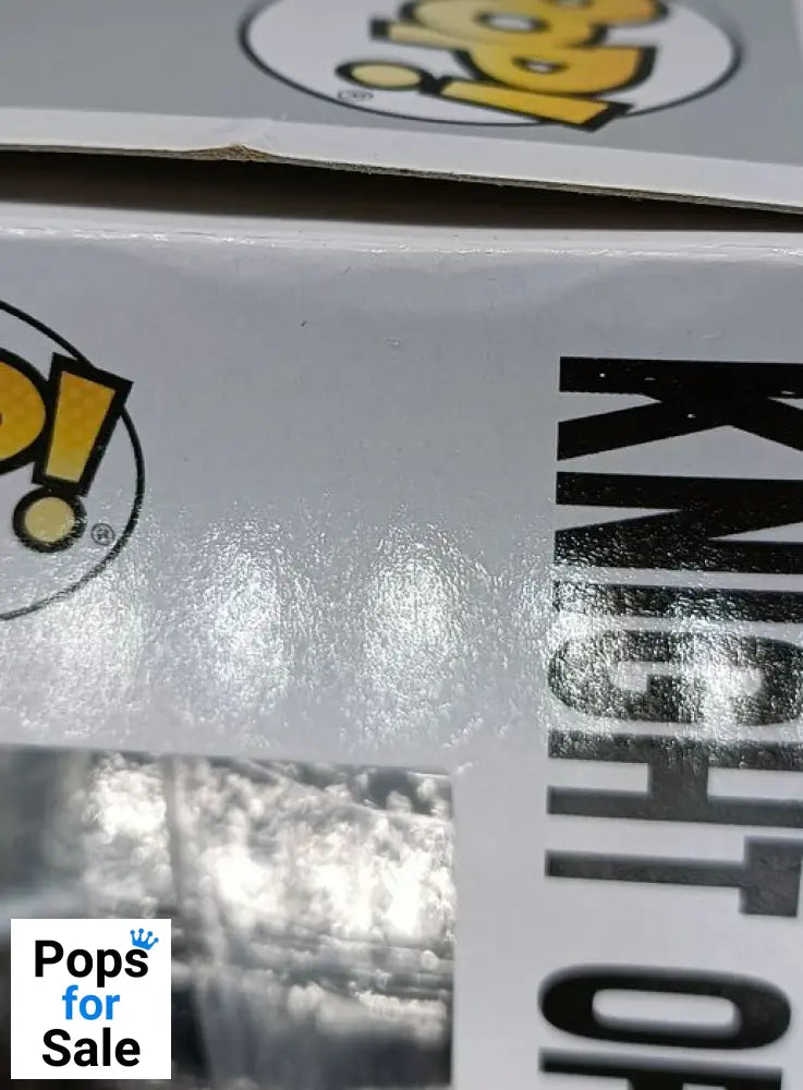 #333 Knight of Ren (Scythe Hematite) Chrome Star Wars Box Damaged Funko POP