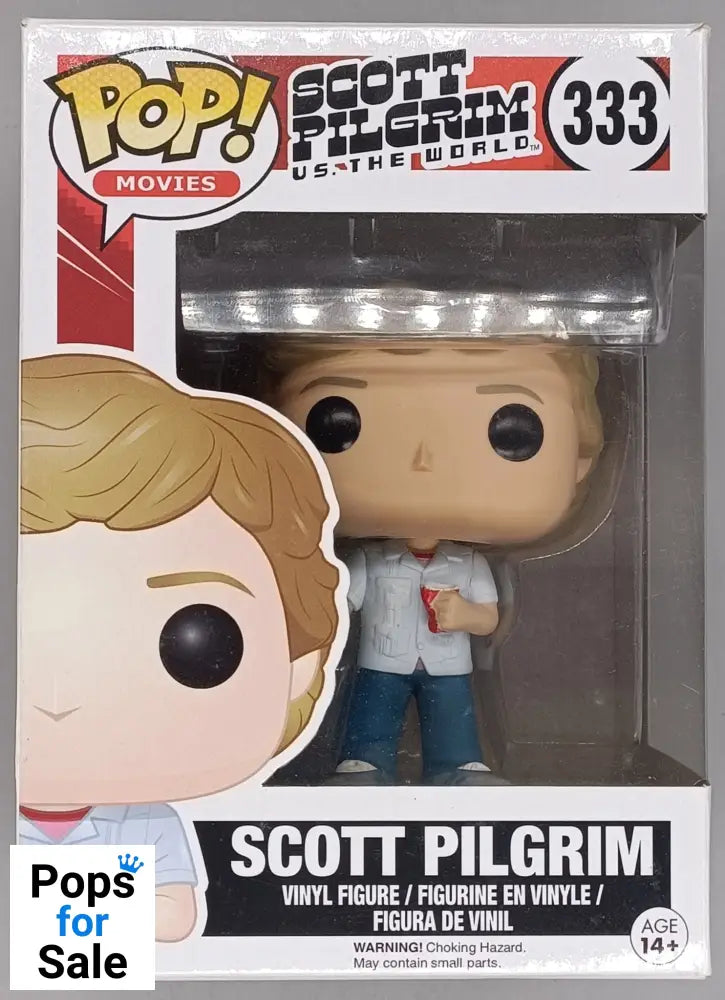 #333 Scott Pilgrim - Scott Pilgrim Vs The World - Box Damaged Funko POP - PopsforSale.co.uk