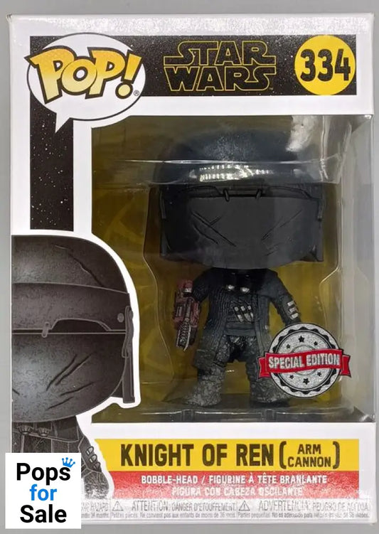 334 Knight of Ren (Arm Cannon) Star Wars Rise of Skywalker - Damaged Box Funko POP