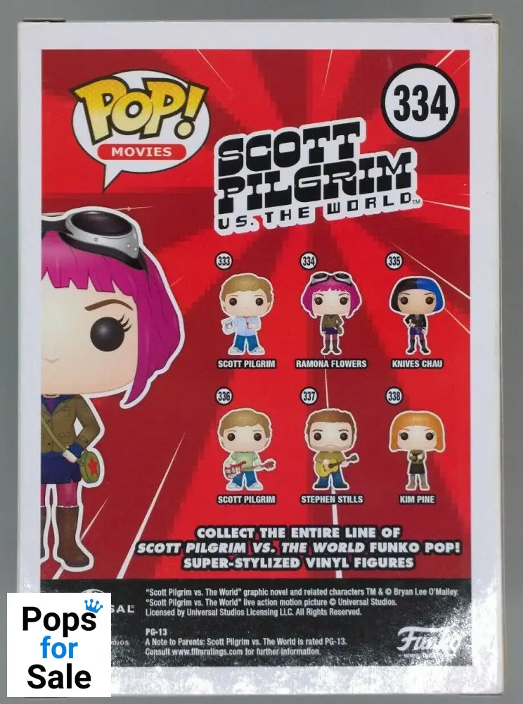 #334 Ramona Flowers - Scott Pilgrim vs The World Funko POP - PopsforSale.co.uk