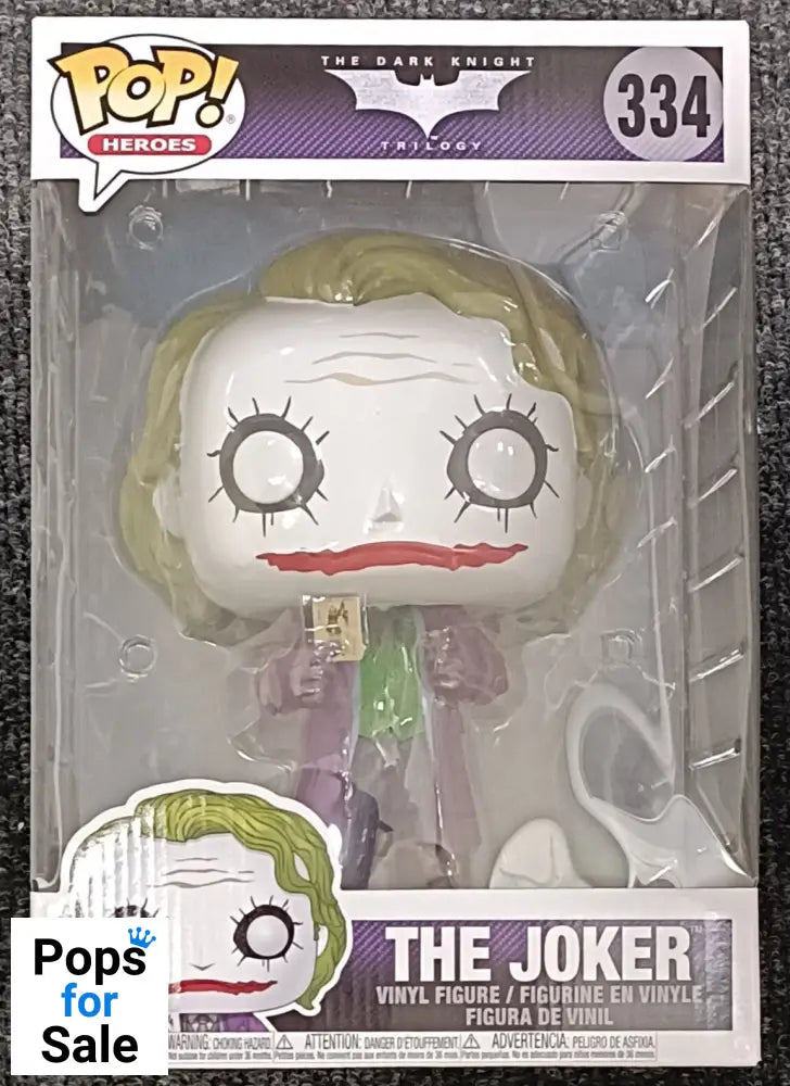 334 The Joker - 10 Inch - DC Batman Dark Knight - Funko POP - Damaged Box