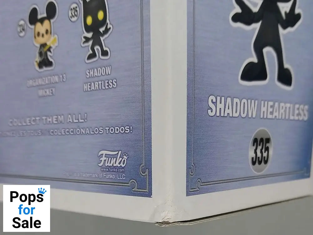 335 Shadow Heartless - Disney Kingdom Hearts Funko POP - Damaged Box