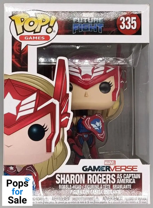 335 Sharon Rogers (as Captain America) Marvel Future - Box Damaged Funko POP