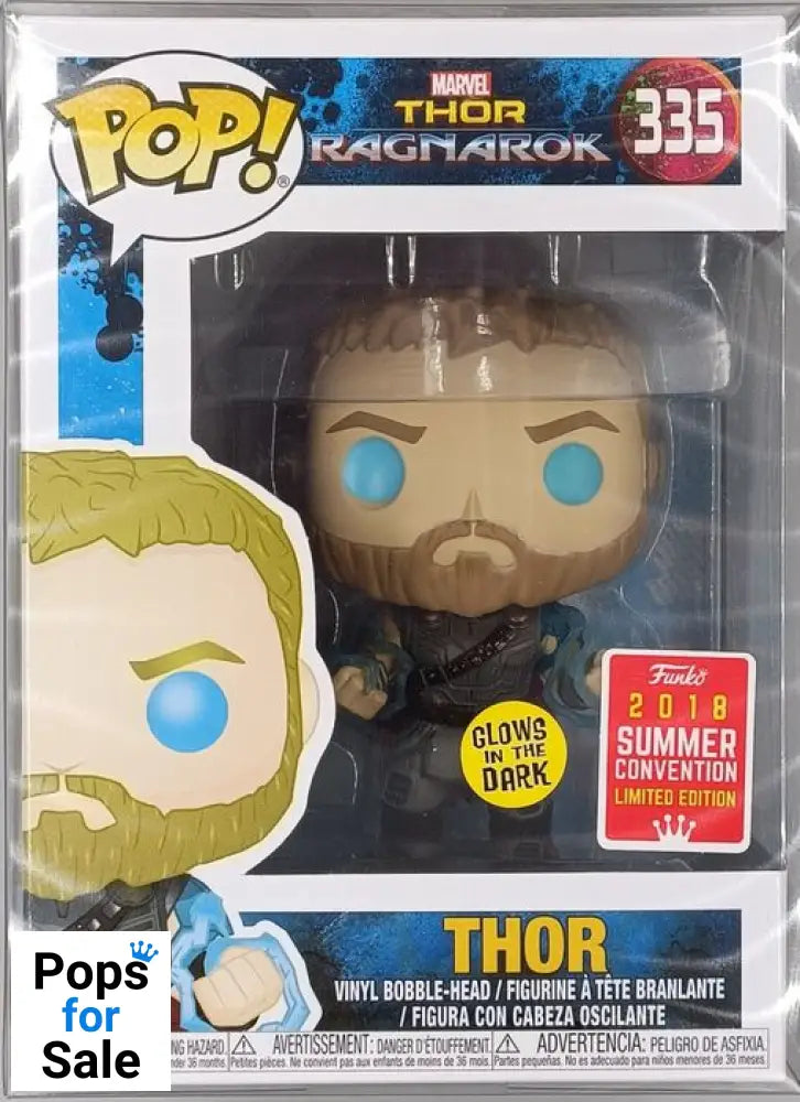 335 Thor (Odin Force) Glow - Marvel Thor Ragnarok 2018 Con Funko POP