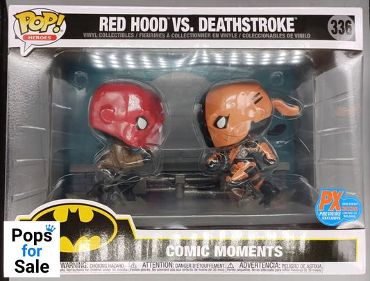 336 Red Hood vs. Deathstroke 30-000 Ltd - Box Damaged Funko POP