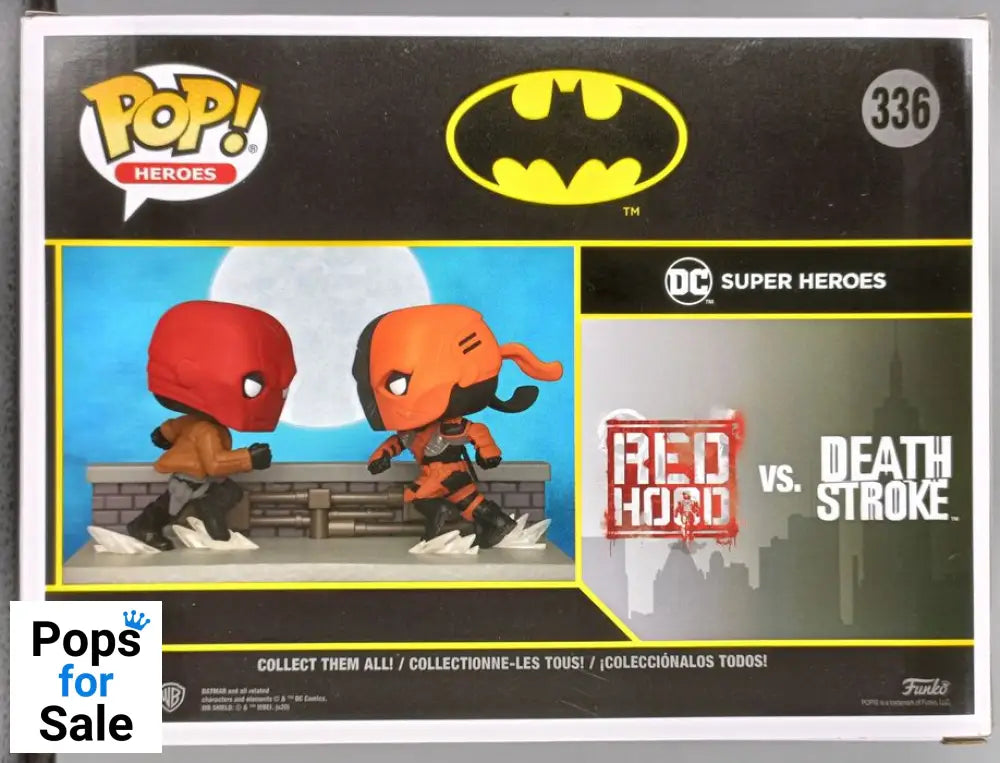 336 Red Hood vs. Deathstroke 30-000 Ltd - Box Damaged Funko POP