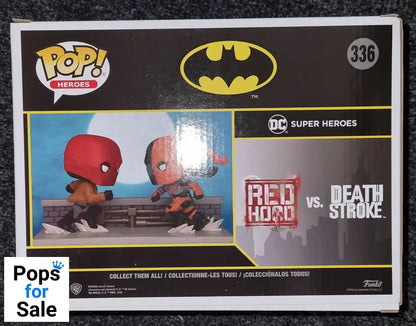 #336 Red Hood vs. Deathstroke Comic Moment DC Batman 30,000 Limited Edition Funko POP