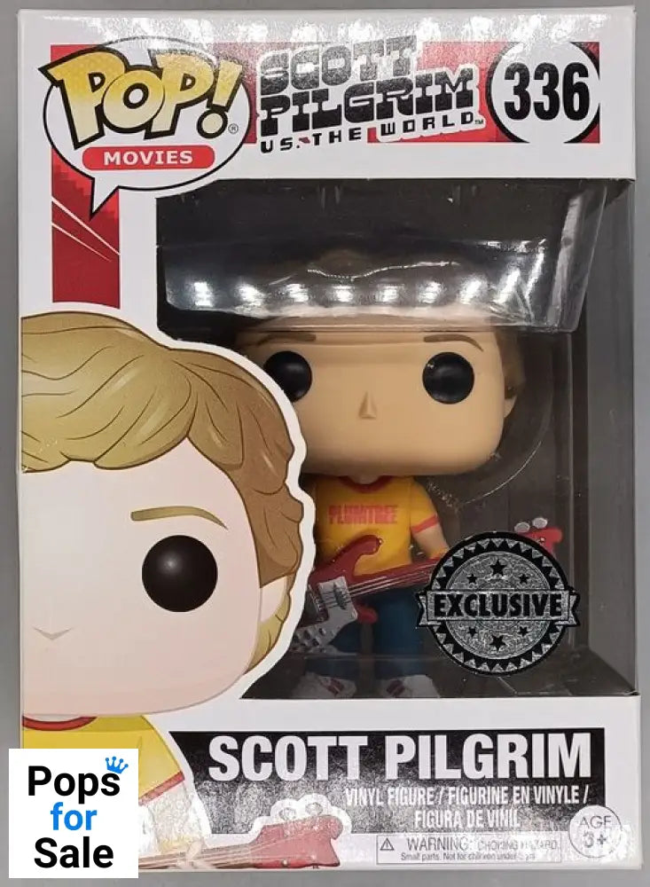 #336 Scott Pilgrim (Plumtree Shirt) Scott Pilgrim VS the Word Box Damaged Funko POP - PopsforSale.co.uk