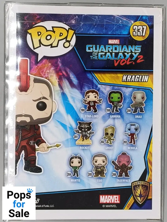 #337 Kraglin - Marvel Guardians of the Galaxy: Vol. 2 2018 C Funko POP