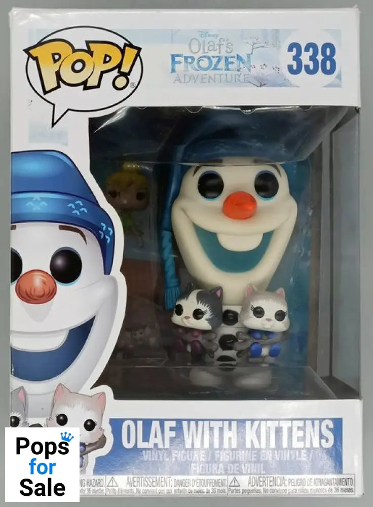 #338 Olaf with Kittens - Disney Frozen - Box Damaged Funko POP - PopsforSale.co.uk