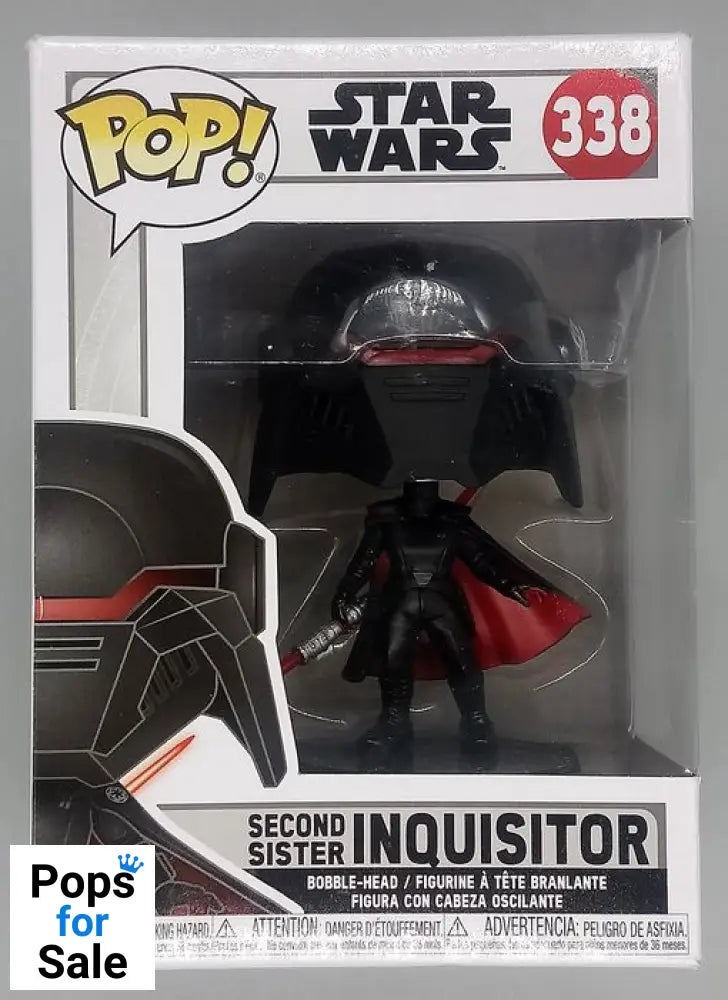 #338 Second Sister Inquisitor Star Wars Jedi Fallen Box Damaged Funko POP - PopsforSale.co.uk