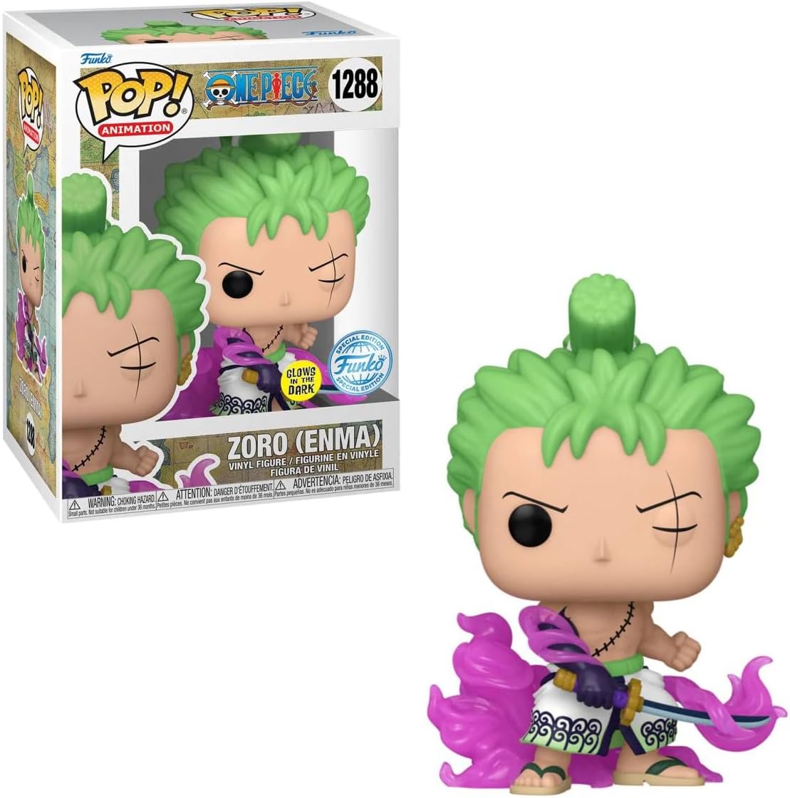 1288 Zoro (Enma) Glow - One Piece New Funko POP