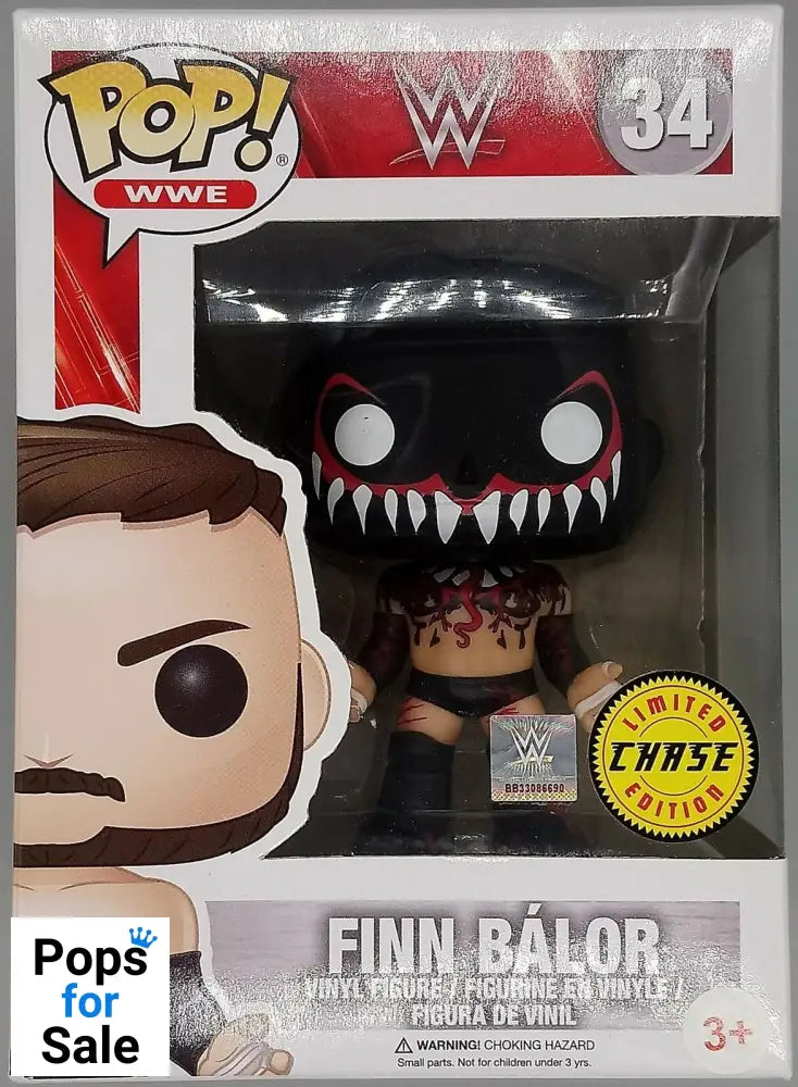 #34 Finn Balor (Masked Demon) - Chase - Pop WWE - 1 in 6 Funko POP - PopsforSale.co.uk