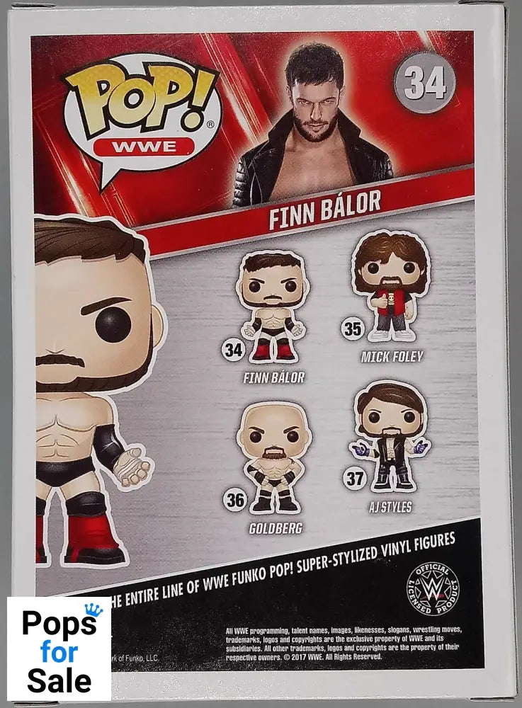 #34 Finn Balor (Masked Demon) - Chase - Pop WWE - 1 in 6 Funko POP