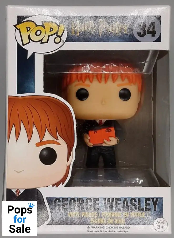 #34 George Weasley - Harry Potter - Box Damaged Funko POP - PopsforSale.co.uk