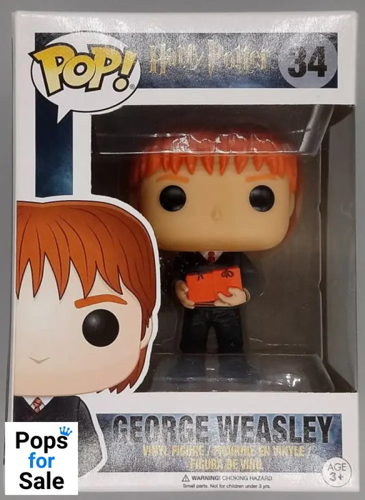 #34 George Weasley - Harry Potter - Box Damaged Funko POP