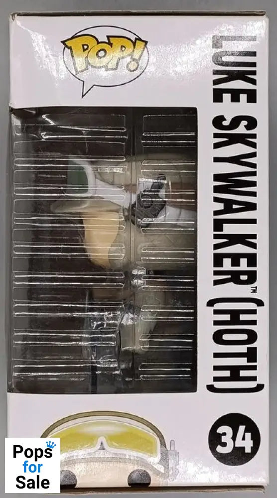 #34 Luke Skywalker (Hoth w/ Pin) Star Wars - Box Damaged Funko POP