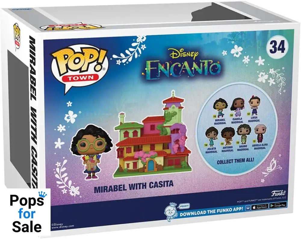 34 Mirabel with Casita - Town - Disney Encanto Funko POP - Brand New