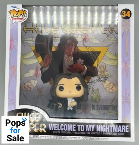 34 Welcome to My Nightmare - Albums - Alice Cooper Funko POP