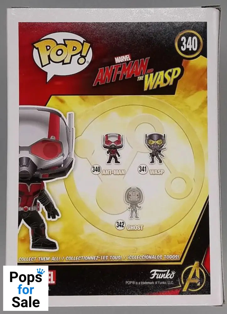 #340 Ant-Man (Unmasked) Chase - Marvel Ant-Man & the Wasp Funko POP