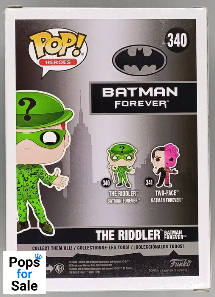 #340 The Riddler - DC Batman Forever Funko POP