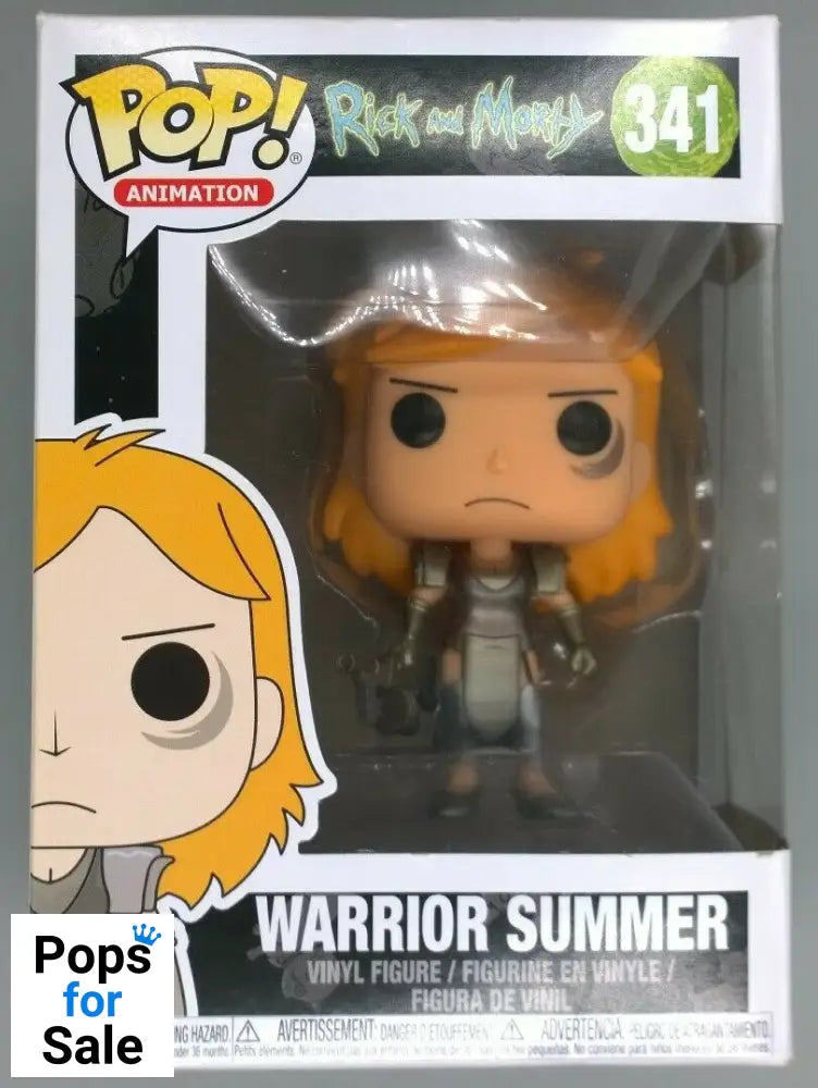 341 Warrior Summer - Rick and Morty - Box Damaged Funko POP
