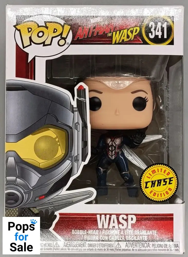 #341 Wasp (Unmasked) - Chase - Marvel Ant-Man And The Box Damaged Funko POP