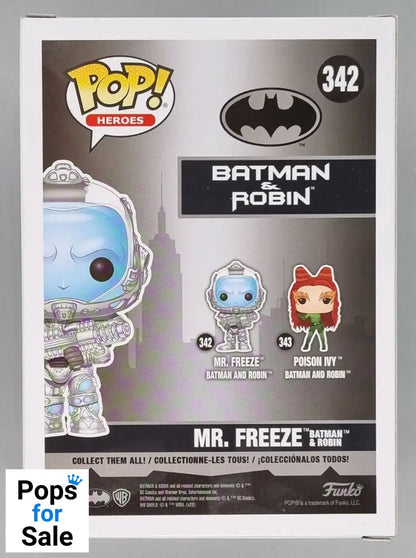 #342 Mr. Freeze - Glitter - DC - Batman & Robin - 2020 Con Funko POP