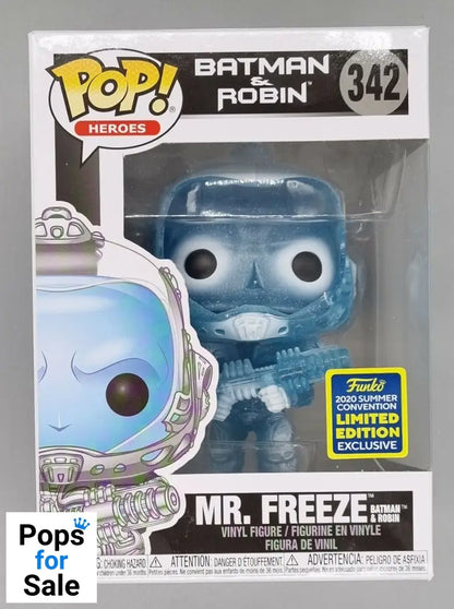 #342 Mr. Freeze - Glitter - DC - Batman & Robin - 2020 Con Funko POP