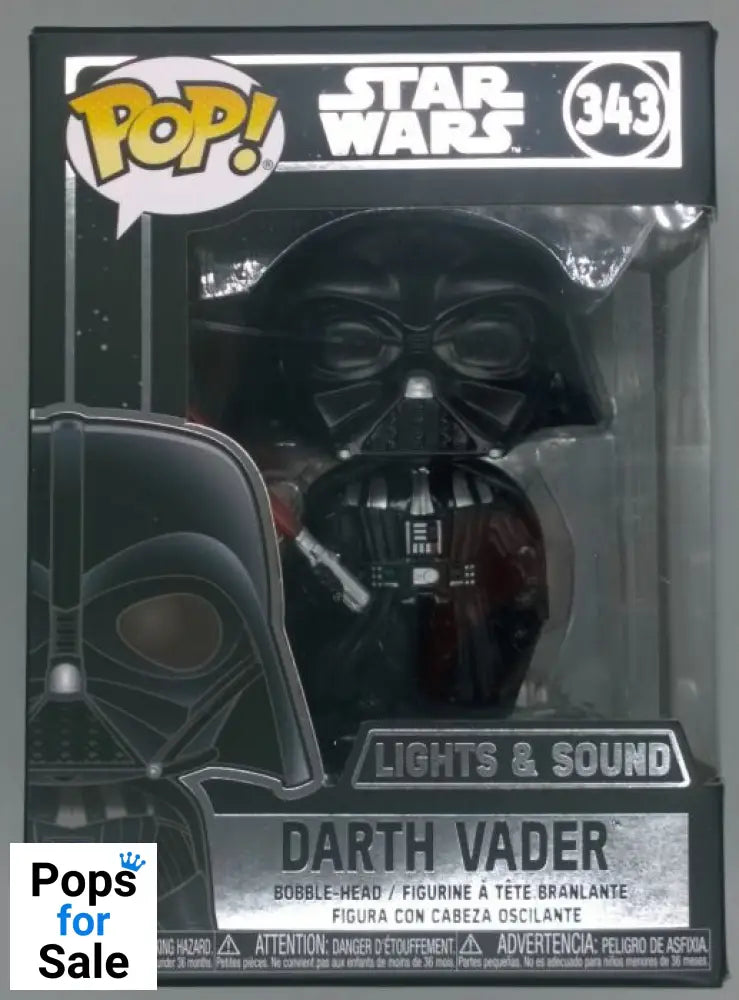 #343 Darth Vader (Lights & Sound) - Star Wars Funko POP