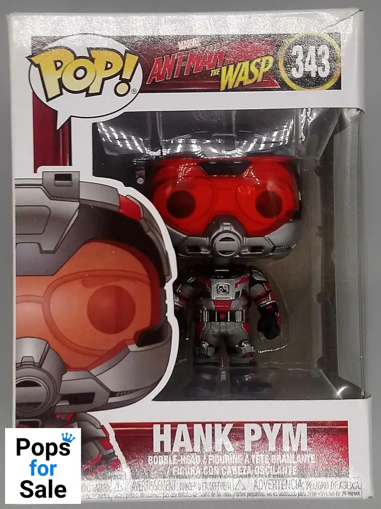 #343 Hank Pym - Marvel Ant-Man & The Wasp - Box Damaged Funko POP