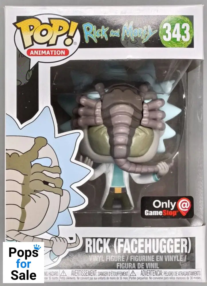 #343 Rick (Facehugger) - Rick and Morty Funko POP