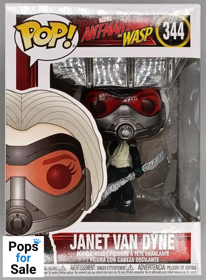 344 Janet van Dyne - Marvel Ant-Man & The Wasp Box Damaged Funko POP